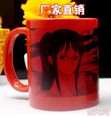 绵特批发热转印全彩变色杯 创新魔术杯，定制DIY广告礼品新选择