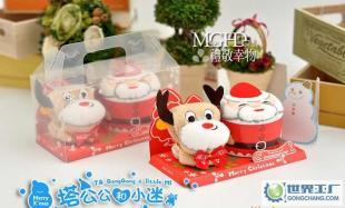 台湾礼品圣诞塔公公与小麋鹿蛋糕毛巾组合〈CAK605〉-台湾制造_礼品.工艺品.饰品_世界工厂网中国产品信息库